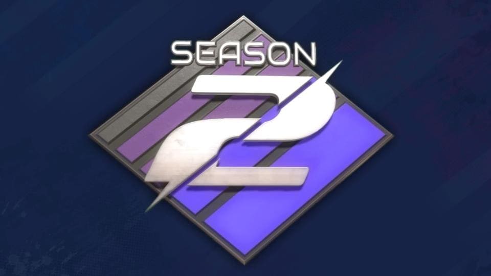 The Counter-Strike 2 Premier Season Two Medal, featuring a purple and silver 'Season 2' design, awarded to players for their achievements in CS2 Premier Season Two.