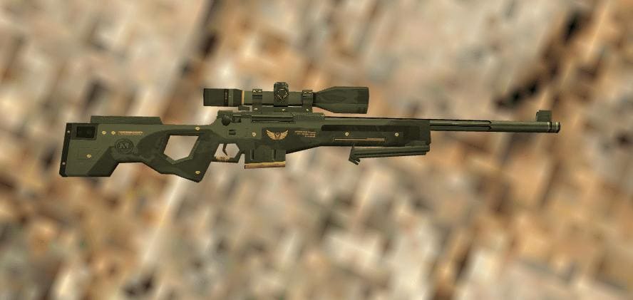 AWP Elite Build Skin displayed in Counter-Strike 1.6.