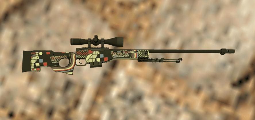 AWP POP Skin - Full Weapon Showcase in Counter-Strike 1.6